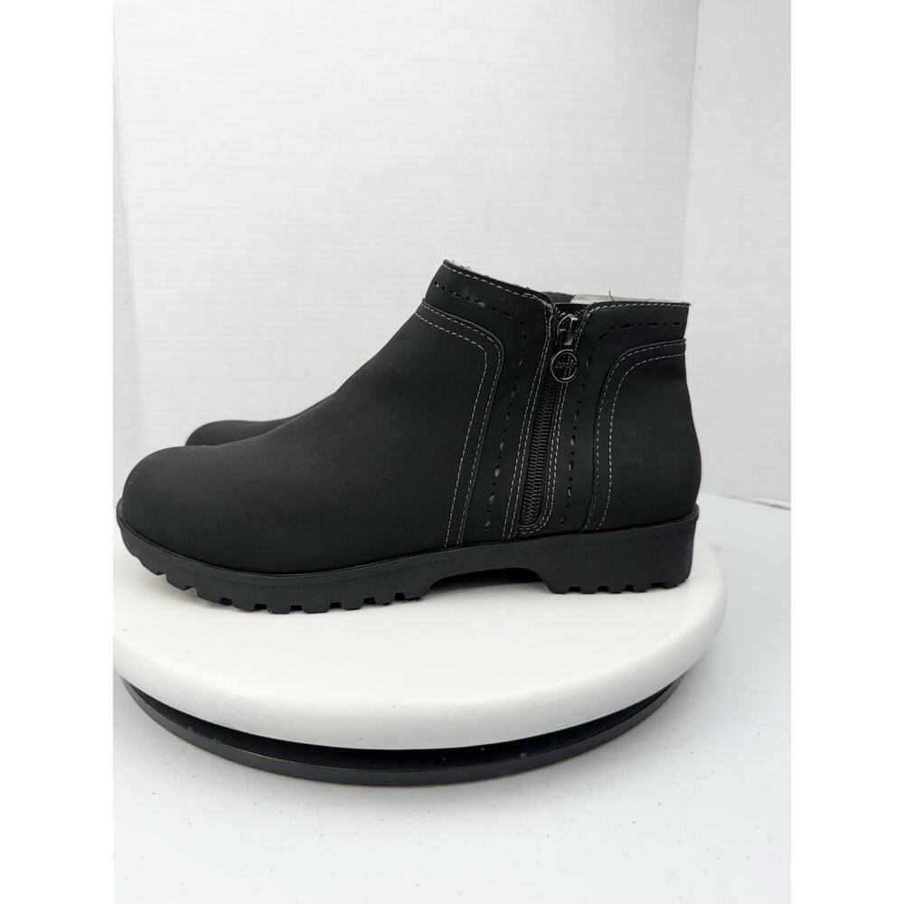 JSport by Jambu Jenna Weather Ready Women's Size 11M Black Ankle Boots Shoes